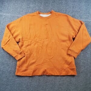 Champion Sweatshirt Mens XL Orange Eco Long Sleeves Crew Neck Pullover Halloween